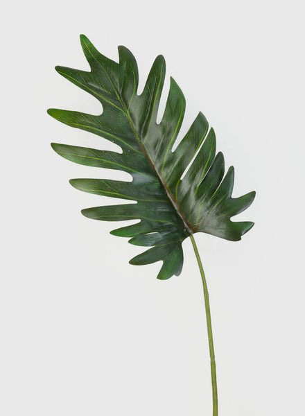 artificial two toned philodendron Fake Philodendron Leaf Foliage