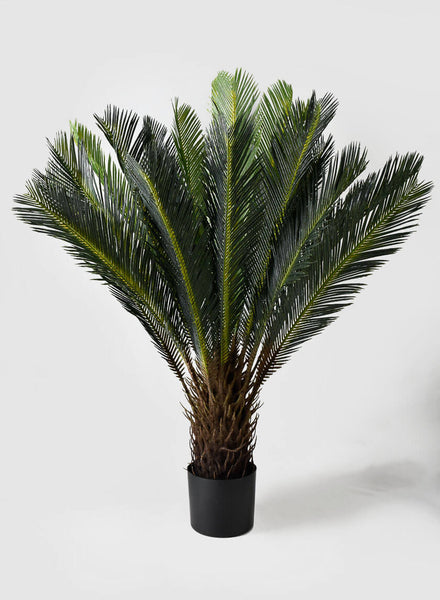 Artificial Sago Palm Tree Fake Potted Plants Interior Decor