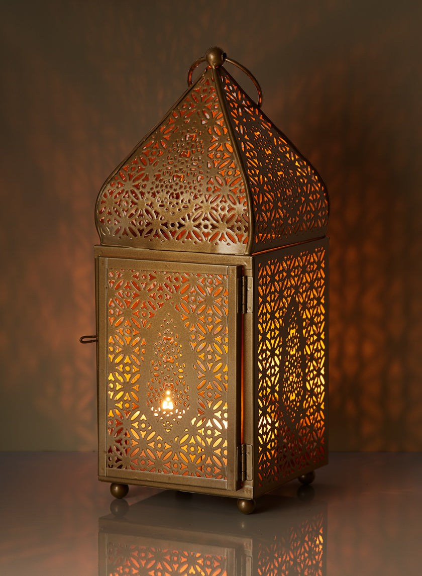 Gold Alhambra Square Lantern