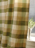 Green Checks Curtain Panel Decor Jamali Garden