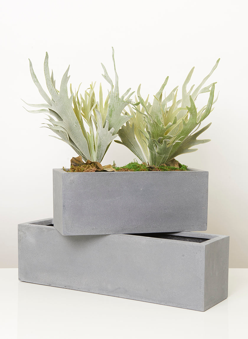 Grey Fiberstone Window Box | Shop Online | Jamali Garden