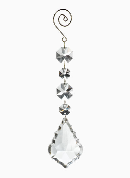 5.5in Long Crystal Ornament Decor Jamali Garden