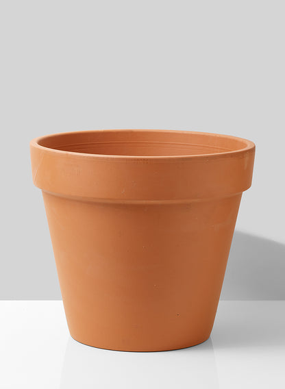 plain ceramic flower pots 18in Tall Standard Clay Pot – Jamali Garden