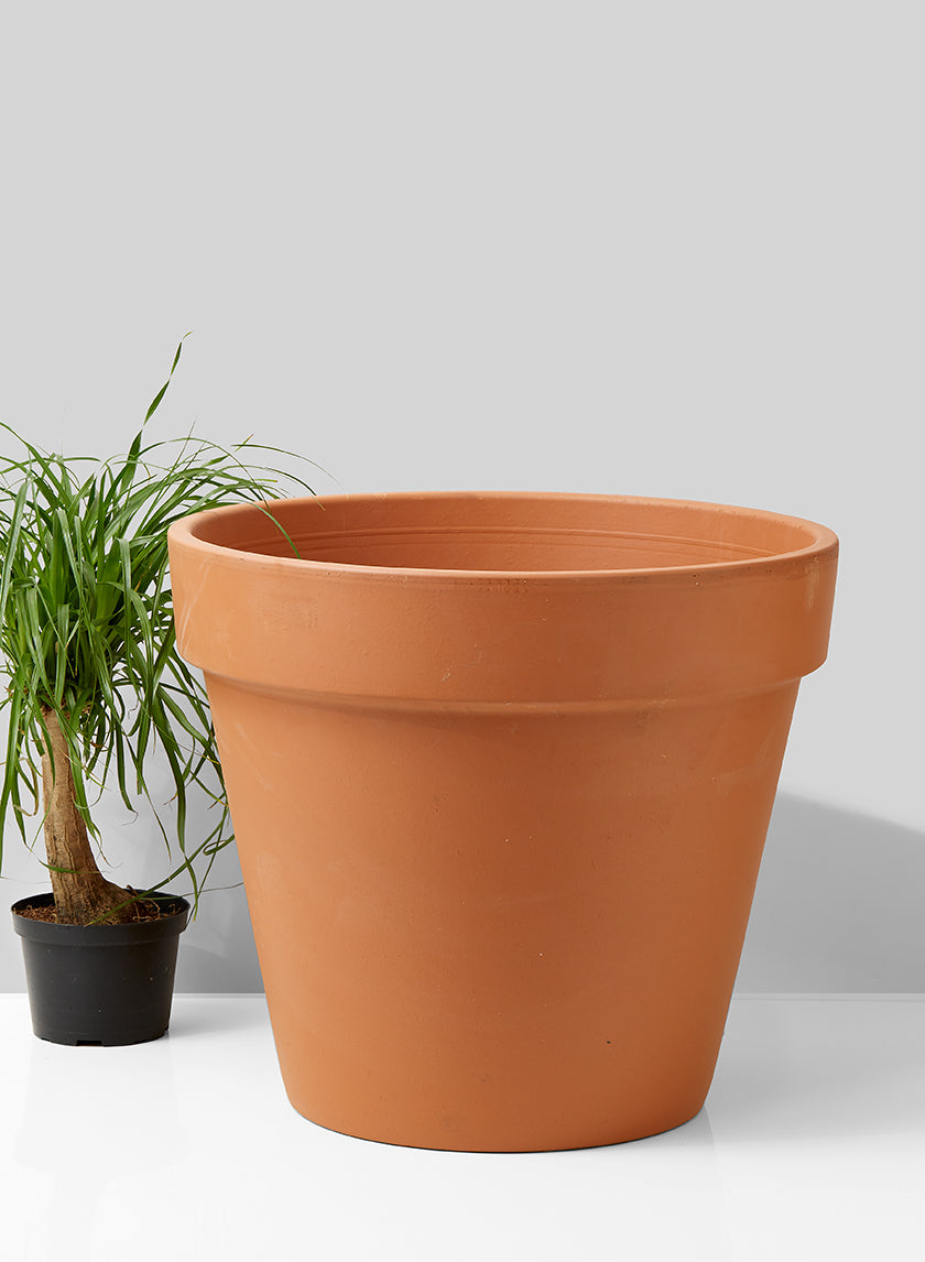 plant pots outdoor terracotta 18in Tall Standard Clay Pot