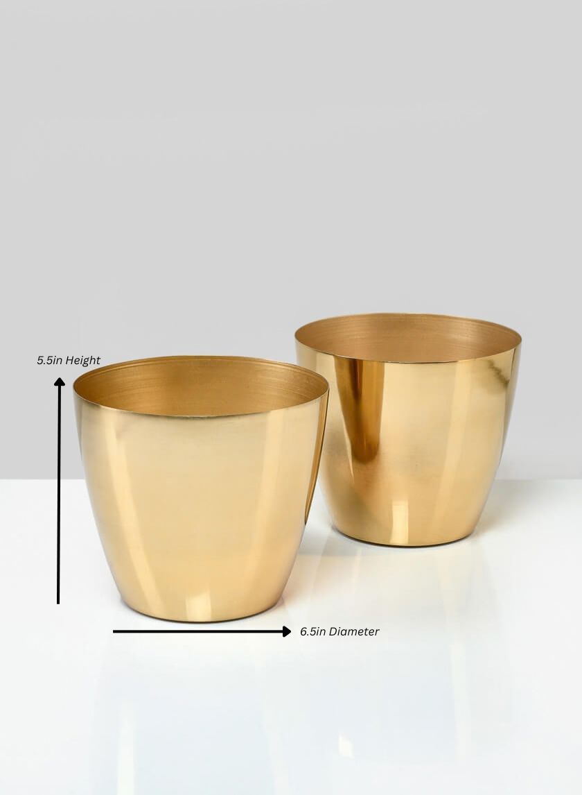 Gold Elegance Iron Cachepot