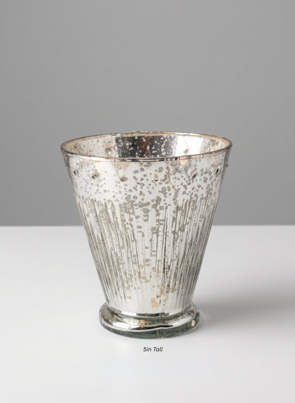 Antique Silver Glass Julep Cup Decor Jamali Garden Antique Silver 5.5in Tall EACH