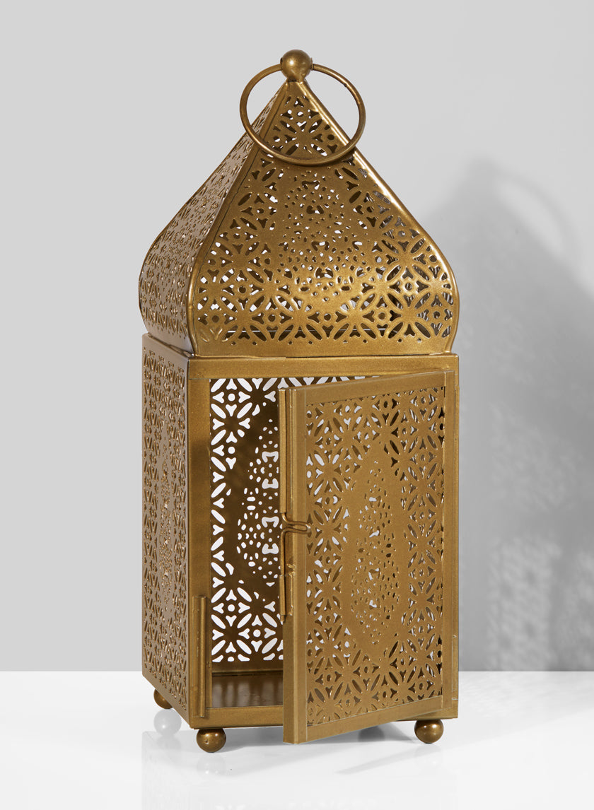 Gold Alhambra Square Lantern
