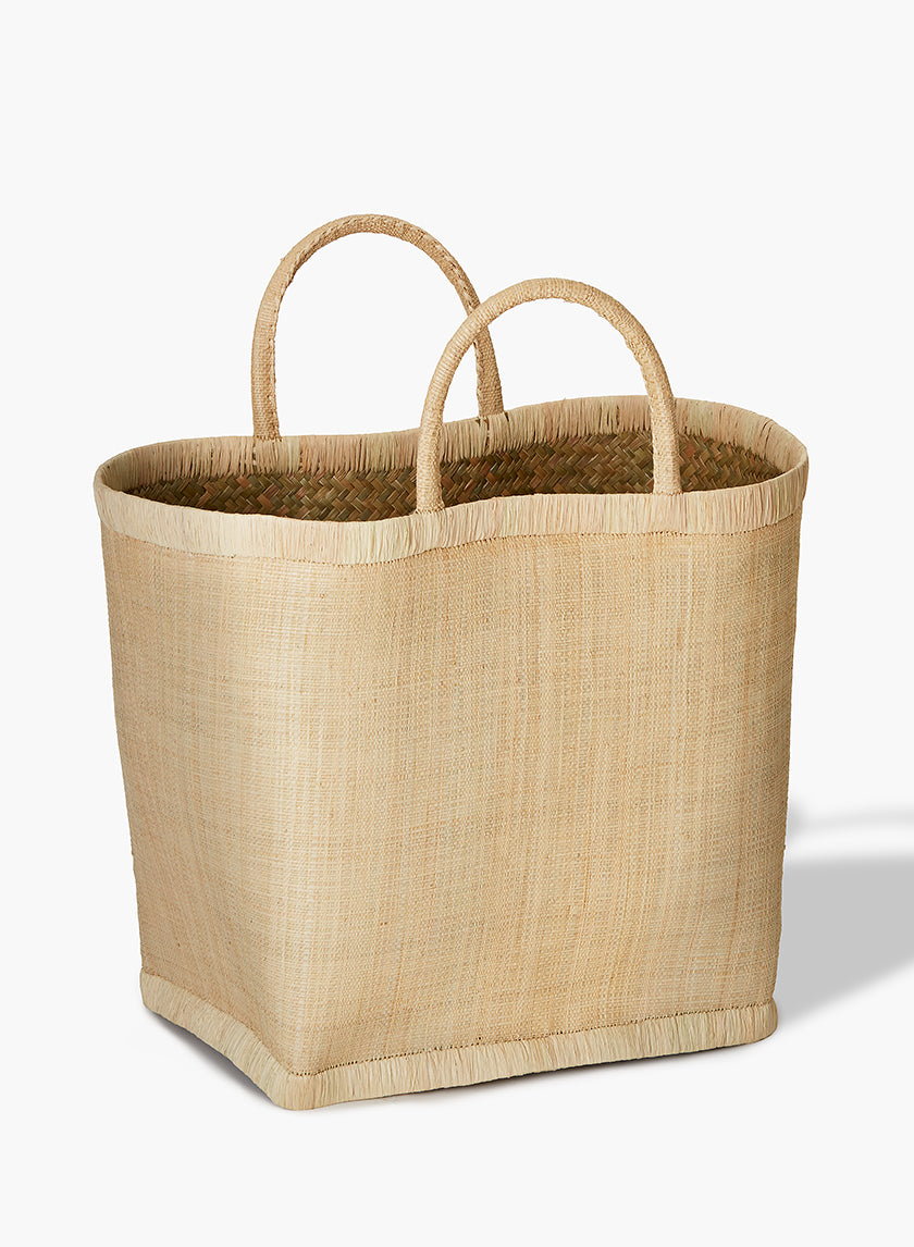 Baga Rafia Natural Raffia Bag – Jamali Garden