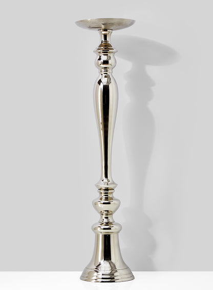 29.5in Tall Nickel Floral Stand Decor Jamali Garden
