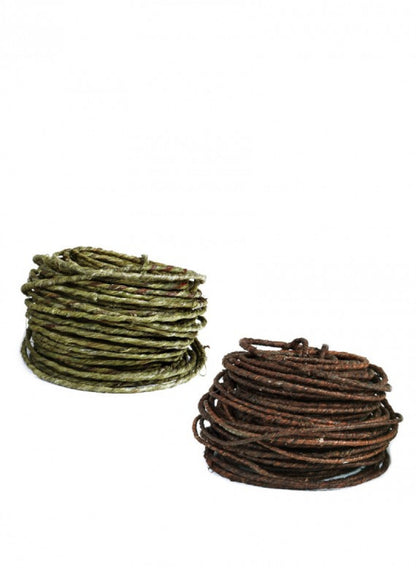 OASIS Green &amp; Brown Rustic Wire Decor Jamali Garden