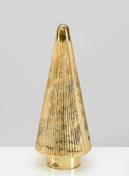 14.75in Tall Gold Arrow Stripe Christmas Tree Decor Jamali Garden
