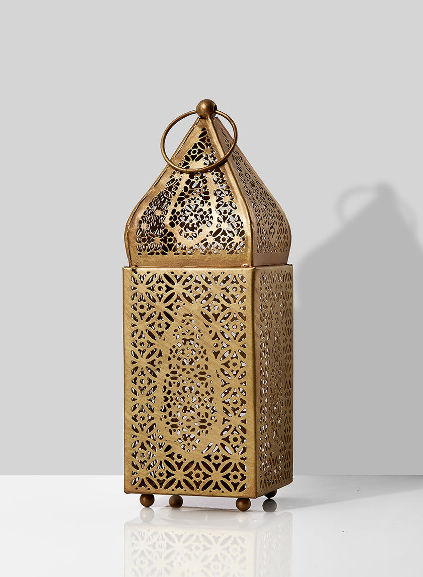 Gold Alhambra Square Lantern