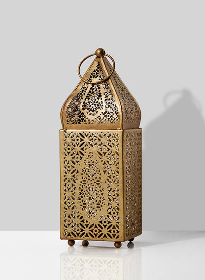 Gold Alhambra Square Lantern