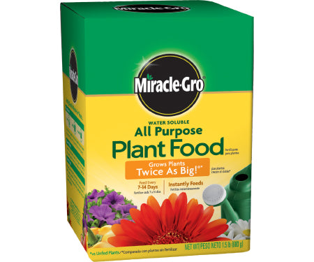 powder fertilizer for plants Miracle Gro All Purpose Plant Food