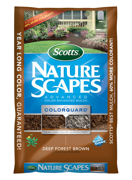 2 Cu. Ft. Deep Color Enhanced Forest Brown Mulch – Jamali Garden