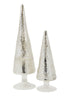 Iced Silver Tabletop Christmas Trees Decor Jamali Garden