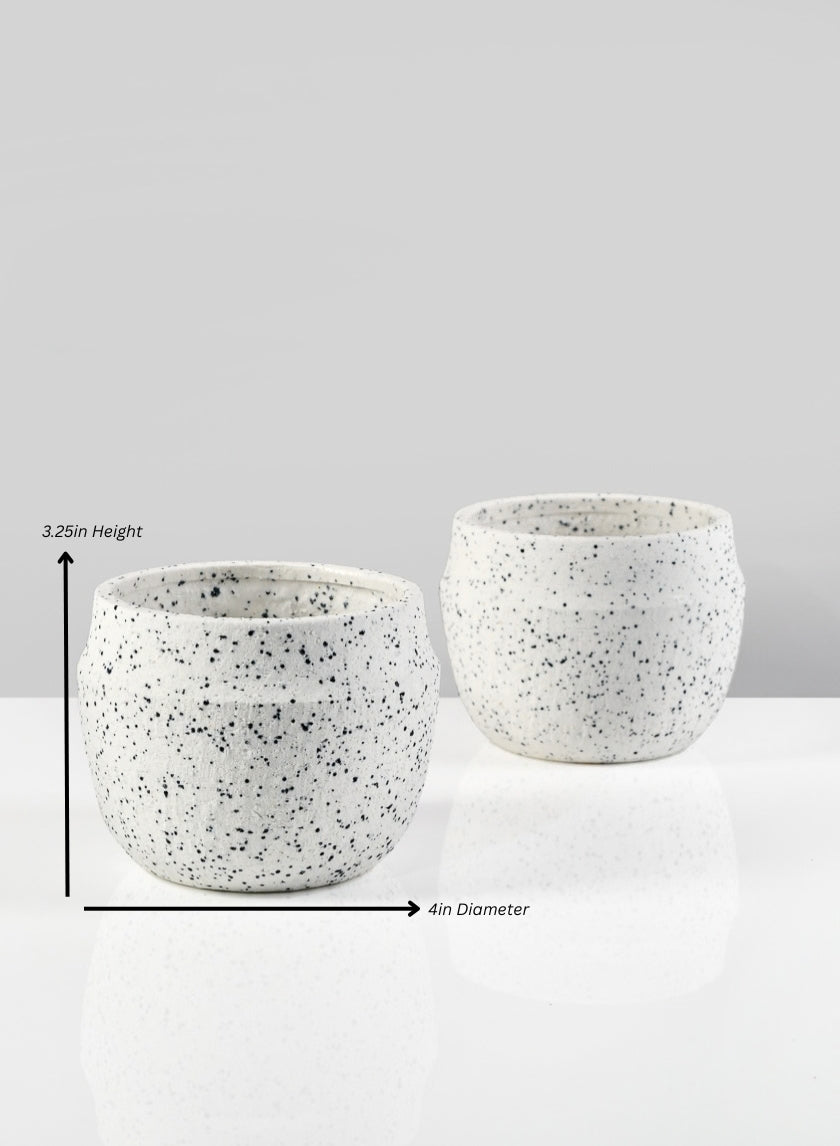 White Granite Goki Bowl