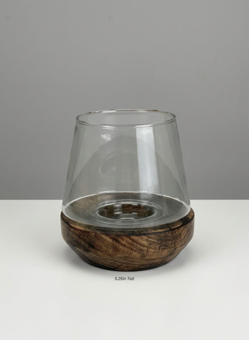 Terrarium Lantern Vase Decor Jamali Garden Natural/Clear 5.25in Tall EACH