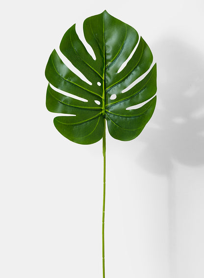 homeguides.sfgate.com split leaf philodendron Small Artificial Split Philodendron Leaf | Faux Plants Online