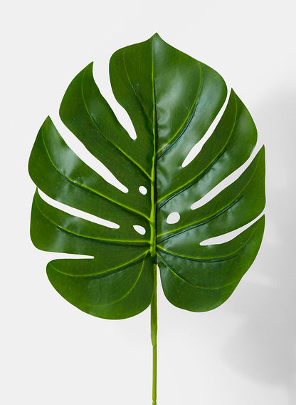 plants that look like split leaf philodendron Small Artificial Split Philodendron Leaf | Faux Plants Online
