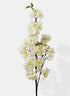48in Long White Cherry Blossom Spray, Case of 12 Decor Jamali Garden