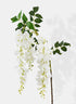 17in Long White Wisteria Spray, Case of 12 Decor Jamali Garden